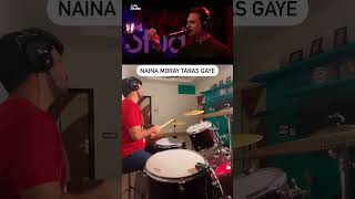 Naina Moray Coke Studio Javed Bashir amp Akbar ali Ft Aamir Zaki Drum Cover trending shorta [upl. by Suoiradal]