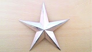 How to make Fivepointed starsทำดาว 5 แฉก [upl. by Nosnehpets969]