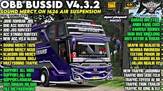 OBB BUSSID V432 SOUND MERCY OH 1626 AIR SUSPENSION  Grafik HD4K Realistis  Bussid v432 [upl. by Derry]