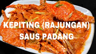 MASAK KEPITING  RAJUNGAN SAUS PADANG GAMPANG [upl. by Marven683]