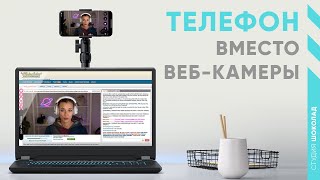 Подключаем телефон вместо вебкамеры при помощи Epoccam и iVcam Инструкция для вебкам модели [upl. by Dynah]