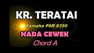 TERATAI  KERONCONG NADA CEWEK Karaoke By Saka [upl. by Alysia816]