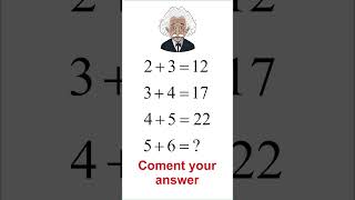 Brain test 66 maths mathiqtest braintest iqtest canyousolvemathspuzzles mathematics iqpuzzle [upl. by Buckler]