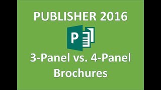 Publisher 2016  Brochures  How to Make a Brochure in Microsoft Office 365 Tutorial  Create on MS [upl. by Niwroc]