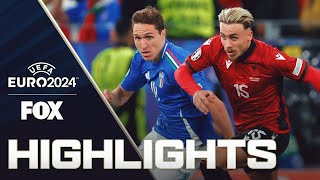 Italy vs Albania Highlights  UEFA Euro 2024 [upl. by Pentha]