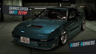 NightRunner Prologue  Sannis Livisa 180RS  922HP  Logitech G27 [upl. by Iduj]