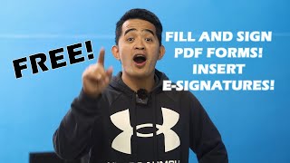 How to Fill PDF forms Sign and Insert Esignatures [upl. by Ybur230]