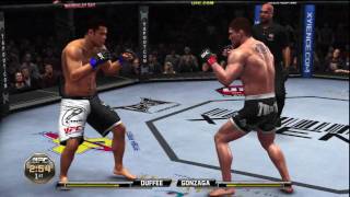 UFC Undisputed 2010  Todd Duffee vs Gabriel Gonzaga  Online Player Match [upl. by Ahsenev371]