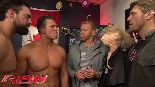 The Miz interrupts a reunion between Edge and John Cena Raw December 29 2014 [upl. by Sevy]