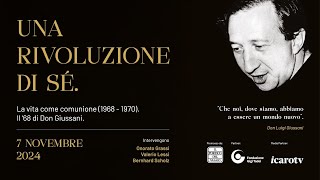 Presentazione del libro quotUna rivoluzione di séquot di don Luigi Giussani Rizzoli [upl. by Luapnhoj]