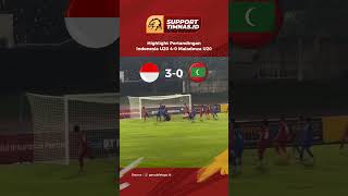 highlight pertandingan Timnas Indonesia 40 Maladewa U20 [upl. by Nohtanhoj129]