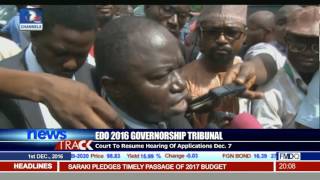 Edo Governorship Tribunal PDPAPC Supporters Clash Around Court Premises [upl. by Jacquetta]