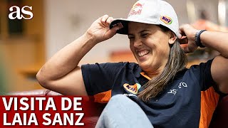 RALLY DAKAR 2023  Visita de LAIA SANZ  Diario AS [upl. by Ayaet526]