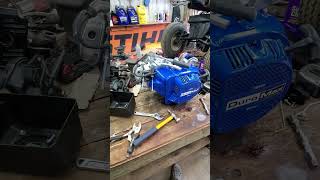 gas tank removal CapriTools smallenginerepair smalltractor diy tractor mechanic automobile [upl. by Adnot489]