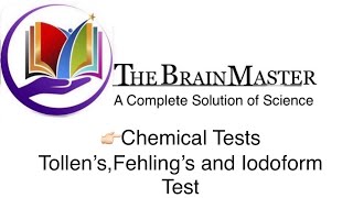 Chemical Test  Tollen’s Fehling’s and Iodoform Tests  Class XII [upl. by Names263]