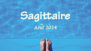 SAGITTAIRE  Août 2024  Une nouvelle qui vous mobilise [upl. by Nalorac]