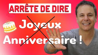 10 Façons de Souhaiter un Joyeux Anniversaire en Français [upl. by Aronaele]