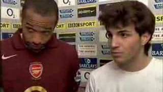 Henry and Fabregas legendary Interview [upl. by Bury]