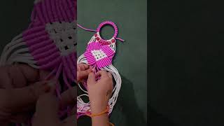 Macrame simple design guide me video upload youtube channel macramemirror [upl. by Laband]