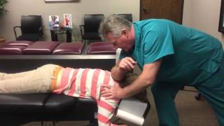 Houston Chiropractor Dr Johnson Treats Severe Neck Pain Upper Back Pain amp Muscle Spasms [upl. by Karlens]