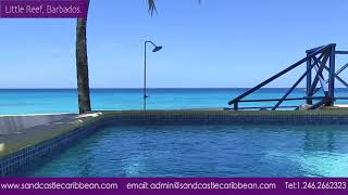 Little Reef Beach front villa rental Fitts Village St James Barbados [upl. by Mauretta]