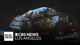 6 killed in two separate crashes in rural LA County [upl. by Sheffie349]