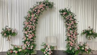 DIY  Wedding Arch Decor [upl. by Airda]