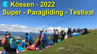 🟡 Super Paragliding Testival 🪂 Kössen 2022 [upl. by Ecnatsnoc]