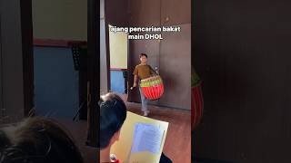 Ajang pencarian bakat DHOL  Rafflesia Percussion [upl. by Michelina302]