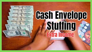 Cash Envelope Stuffing  Extra Income  Saving Challenges  July 2024 [upl. by Ailis]