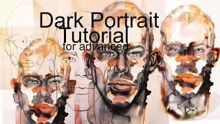 Dark Portrait Drawing of Channing Tatum portrait art dark [upl. by Idolla]