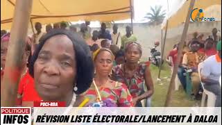 Opération Révision de la liste électorale  Le PDCI à Daloa ce Samedi 19102024 pour mobilisation [upl. by Dlabihcra]