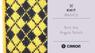 Knit the Argyle Stitch [upl. by Mat]