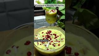 Easy Desserts 😍😋 Fruit Custard Recipe  Fruit Salad With Custard Sauce  How To Make Fruit Custard [upl. by Chitkara]