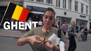 120 hours in Ghent 🇧🇪 BELGIAN FOOD Tour [upl. by Pitchford]