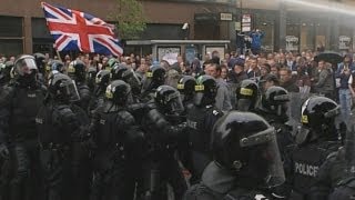 Belfast riots 56 police officers injured in clashes with loyalists during republican parade [upl. by Adikram]