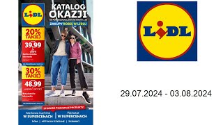 Gazetka Lidl PL  29072024  3082024  Od poniedziałku [upl. by Nyrroc]