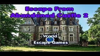 Escape From Abandoned Castle 2 Walkthrough WorldEscapeGames [upl. by Herod]