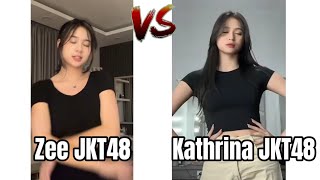 Zee JKT48 Dance Vs Kathrina JKT48 Dance [upl. by Paviour]