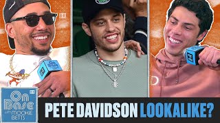 PETE DAVIDSON YELICH TALKS COMPARISON  ON BASE WITH MOOKIE BETTS [upl. by Ecile]