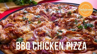 Delicious BBQ Chicken Pizza Recipe  Easy Pizza Recipe [upl. by Sibyl]