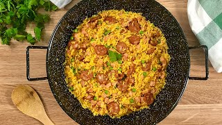 ARROZ CON CHORIZO I El arroz más facil que cocino todas las semanas 😋 [upl. by Gaughan701]