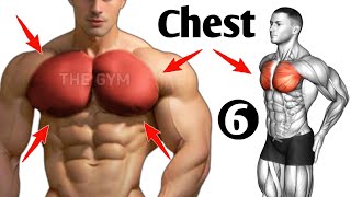 6 Bigger chest exercises  fastest [upl. by Naaitsirhc]