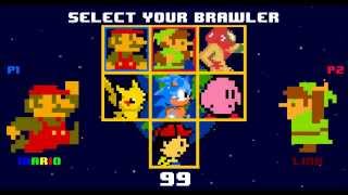 Super Smash Bros Brawl Theme 8 bit [upl. by Mokas]