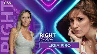 LIGIA PIRO en RIGHT NOW  ENTREVISTA COMPLETA [upl. by Elleneg923]