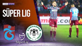 Trabzonspor vs Konyaspor  SÜPER LIG HIGHLIGHTS  02132022  beIN SPORTS USA [upl. by Ijar797]