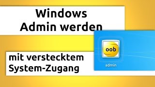 Windows Admin werden in 2 Minuten ohne Passwort [upl. by Theona]