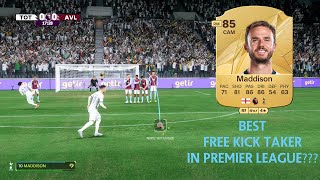 JAMES MADDISON FREE KICK VS ASTON VILLA EAFC 24 SOCCER FT EMI MARTINEZ [upl. by Esilrac195]