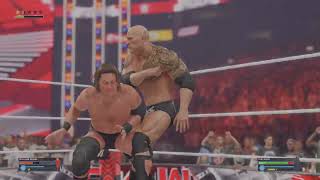 WWE 2K24 PS5 Old School RAW William Regal VS The Rock [upl. by Katlaps753]