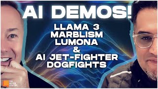 AI Demos and News Llama 3 Marblism Lumona amp AI JetFighter Dogfights  E1936 [upl. by Tamberg34]